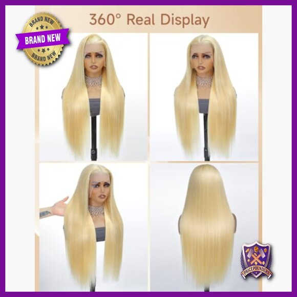 30 Inch 13x6 Lace Front Wig Human Hair Straight 200 Density main image 4
